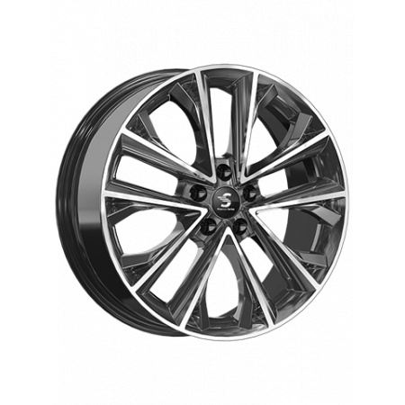 Диск литой 7*18 5*114,3 ET53 54,1 Premium Series КР012 Diamond quartz в Луганске - 1