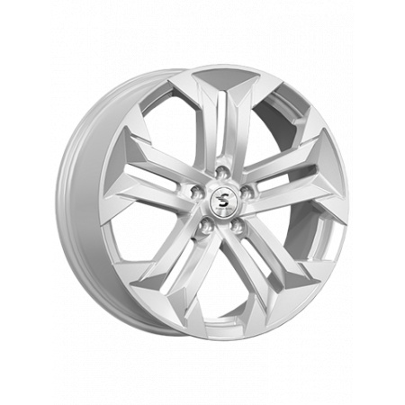 Диск литой 7,5*19 5*108 ET42 65,1 Premium Series КР015 (19_Peugeot 5008) Elite silver в Луганске - 1