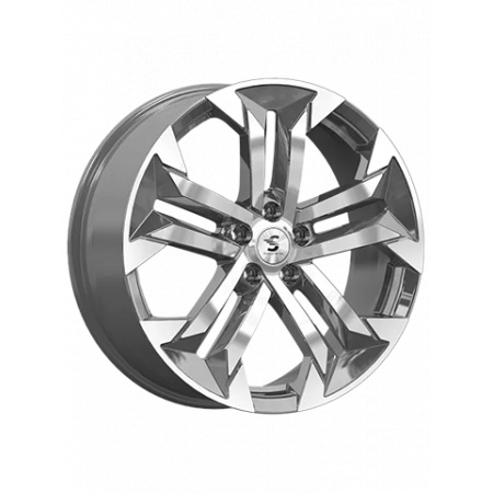 Диск литой 7,5*19 5*108 ET47 60,1 Premium Series КР015 (19_Jaecoo J7) Diamond gloss graphite в Луганске - 1