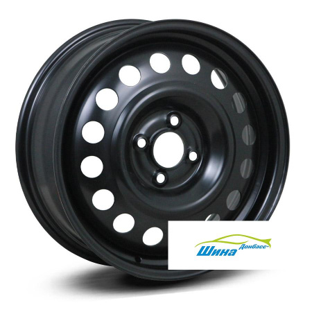 Диск штампованный 6,5*16 4*100 ET41 60,1 TREBL X40946 Black в Луганске - 1
