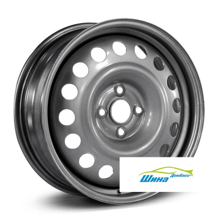 Диск штампованный 5*16 5*139,7 ET35 98,6 TREBL X40056 Grey в Луганске - 1