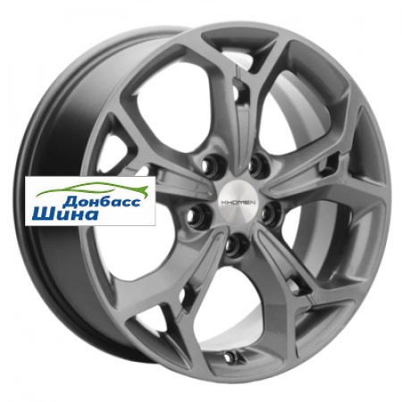 Диск литой 7*17 5*110 ET46 63,3 Khomen Wheels KHW1702 (Changan CS35/CS35 Pro) Gray в Луганске - 1