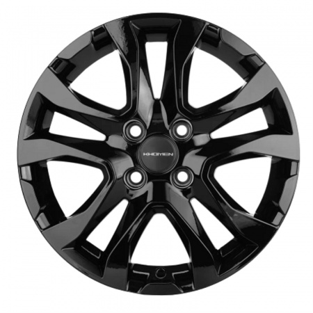 6*15 4*98 ET36 58.5 Khomen Wheels KHW1503 Black - 1