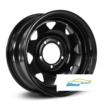 Диск штампованный 8*16 5*139,7 ET10 110,1 TREBL OFR-2 Black в Луганске - 1