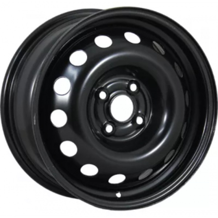 Диск штампованный 5*14 4*100 ET45 54.1 Trebl 5155T (коробка) Black в Луганске - 1