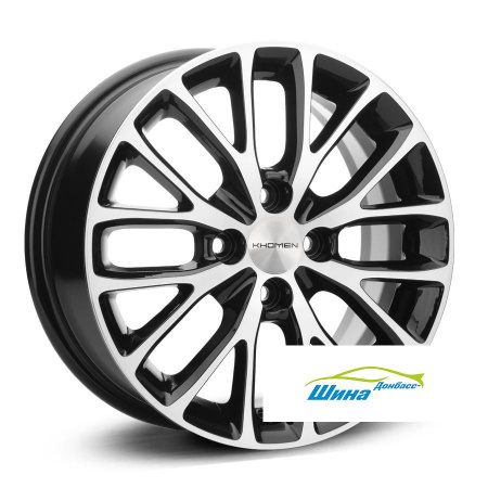 Диск литой 6*15 4*100 ET39 56,6 KHOMEN WHEELS 1506 BFP в Луганске - 1