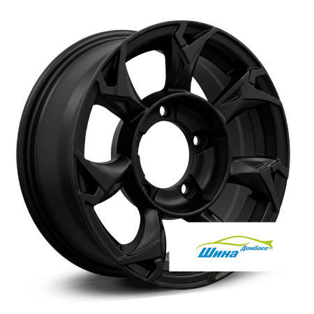 Диск литой 5,5*15 5*139,7 ET5 98,5 KHOMEN WHEELS 1505 Black в Луганске - 1
