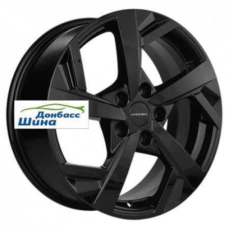 Диск литой 7*17 5*114,3 ET37 66,5 Khomen Wheels KHW1712 (Jolion) Black в Луганске - 1