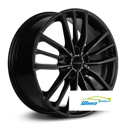 Диск литой 7*18 5*112 ET43 57,1 KHOMEN WHEELS 1812 Black в Луганске - 1