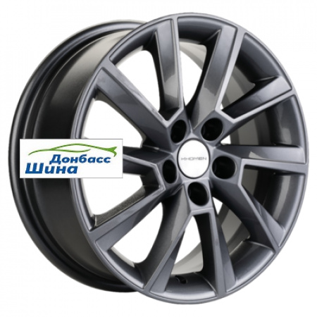 Диск литой 6*16 5*100 ET38 57,1 Khomen Wheels KHW1604 (Kamiq/Rapid/Scala) Gray в Луганске - 1