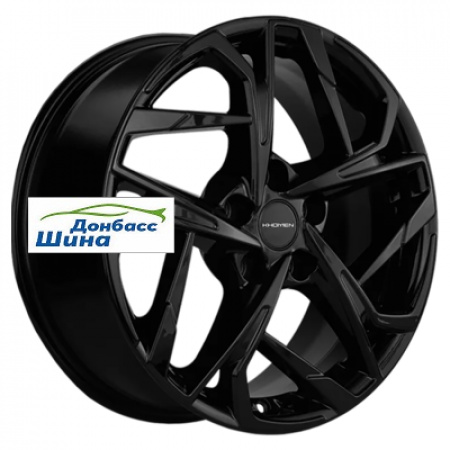 Диск литой 7*17 5*114,3 ET49 67,1 Khomen Wheels KHW1716 (Hyundai Elantra) Black в Луганске - 1