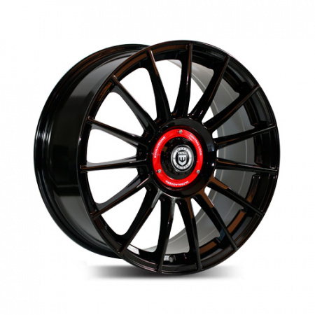 Диск литой 7,5*17 5*108 ET40 73,1 IVR IVF-257 (Black) в Луганске - 1