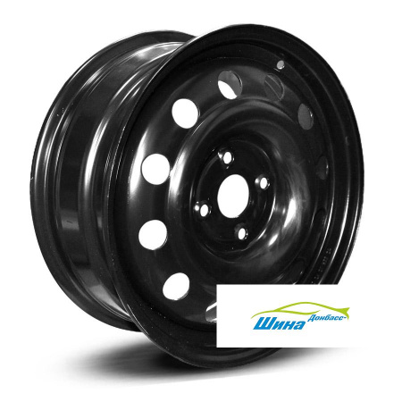 Диск штампованный 6*15 4*100 ET48 54,1 ТЗСК 15_Hyundai_Kia Black в Луганске - 1