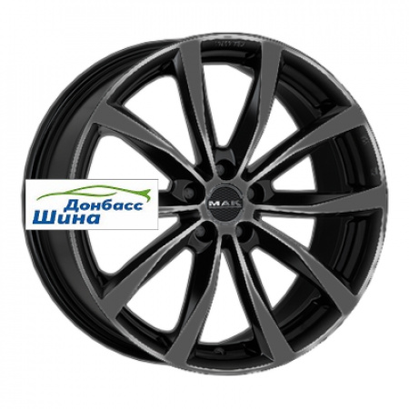 Диск литой 6,5*16 5*108 ET45 72 MAK Wolf Gloss Black в Луганске - 1