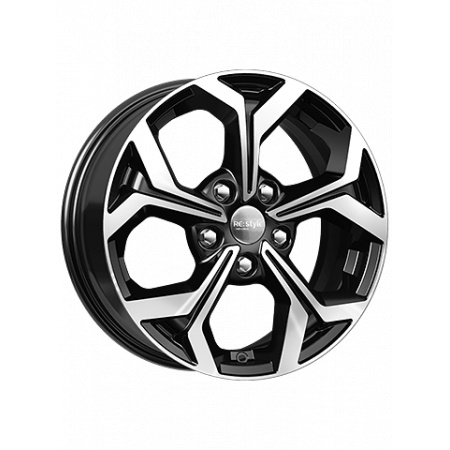 Диск литой 6,5*16 5*112 ET50 57,1 iFree Original КС878 (ZV 16_Jetta) алмаз черный в Луганске - 1