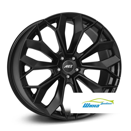 Диск литой 9,5*22 5*112 ET40 70,1 AEZ Leipzig black Black в Луганске - 1