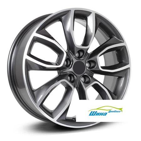 Диск литой 7*18 5*114,3 ET46 67,1 Premium Series КР001 ASX GlossGrapfp в Луганске - 1