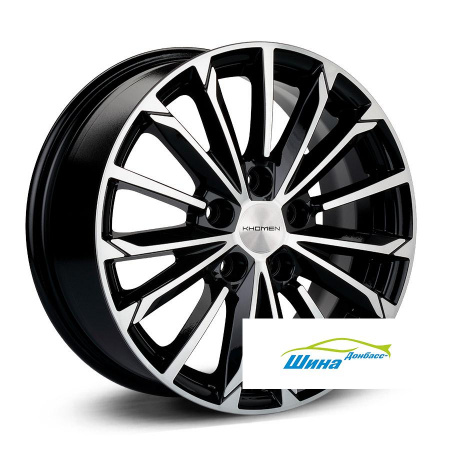 Диск литой 6,5*16 5*114,3 ET40 66,1 KHOMEN WHEELS 1611 BFP в Луганске - 1