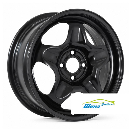 Диск штампованный 6,5*16 4*100 ET50 60,1 Magnetto 16030 Black в Луганске - 1