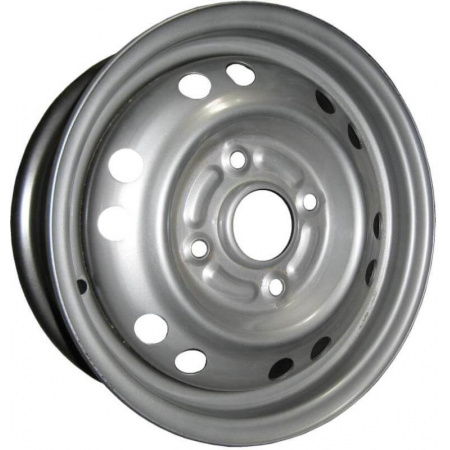 Диск штампованный 6*15 4*100 ET50 60.1 Trebl 64A50C_P (палета) Silver в Луганске - 1