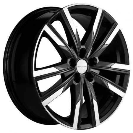 7.5*19 5*108 ET36 65.1 Khomen Wheels KHW1905 Black-FP - 1