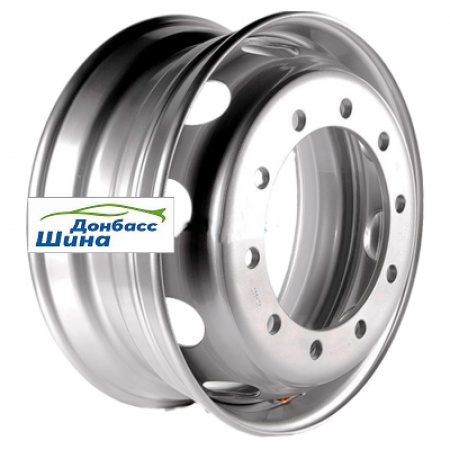 Диск штампованный 7,5*22,5 10*335 ET162 281 SRW 10/335/281/162 Silver в Луганске - 1