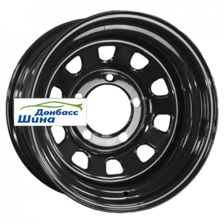 Диск штампованный 7*15 5*139,7 ET0 110 ZEPP 4x4 УАЗ Semicircle Gloss Black в Луганске - 1