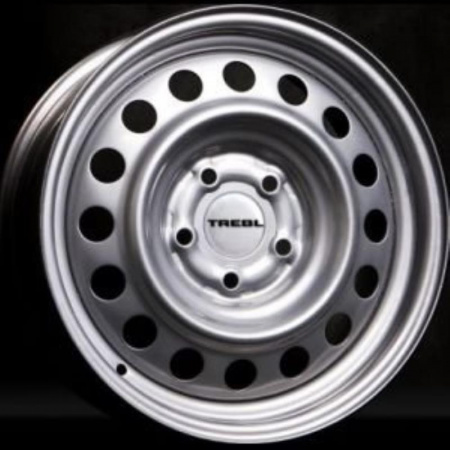 Диск штампованный 6.5*16 5*139,7 ET40 98.6 Trebl X40030 Silver в Луганске - 1